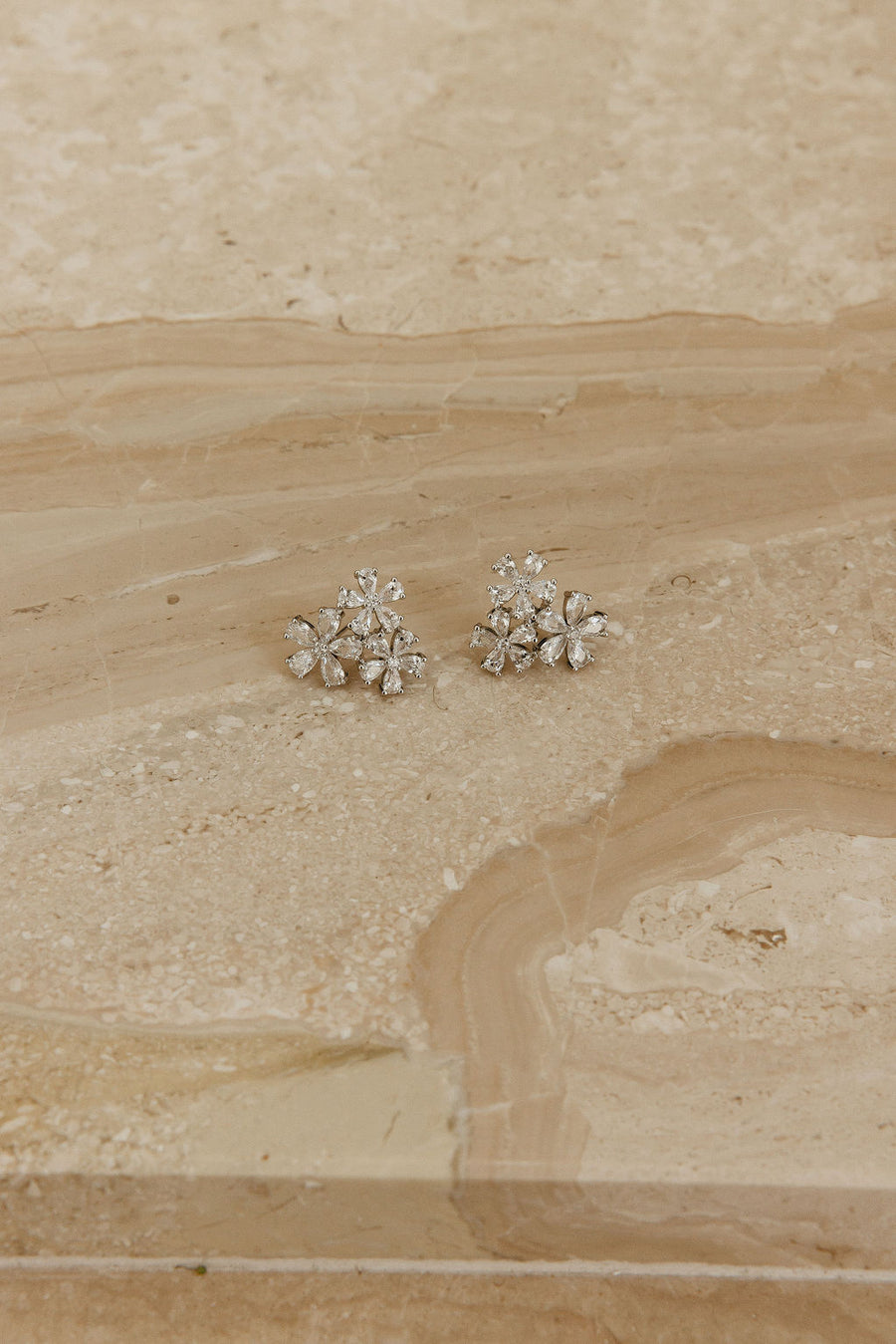 Daisy Crystal Studs