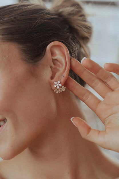 Daisy Crystal Studs