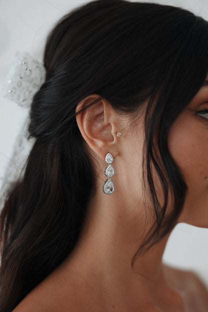 Dynasty Crystal Drop Earrings