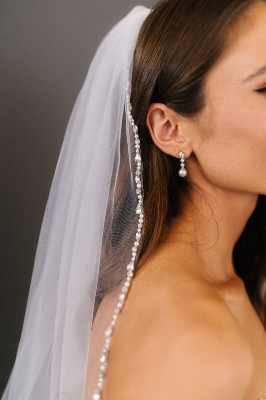 Serenade Pearl and Crystal Earrings
