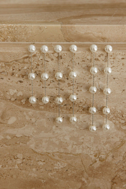Luna Pearl Drop Earrings