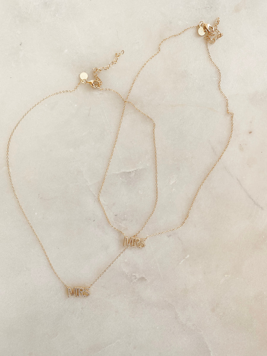 MRS Pave Necklace