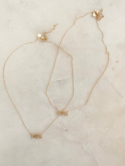 MRS Pave Necklace