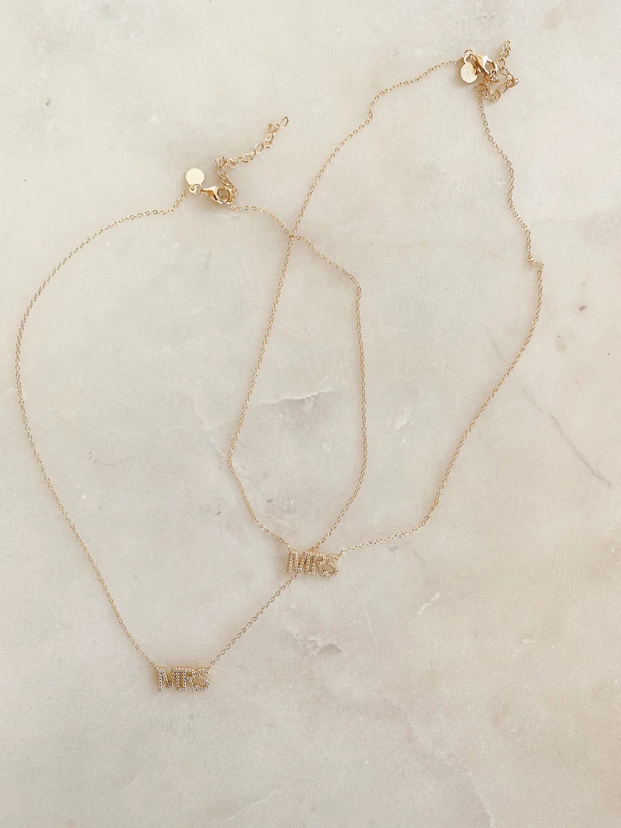 MRS Pave Necklace