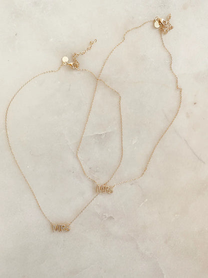 MRS Pave Necklace