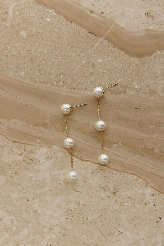 Lilly Pearl Drop Earrings