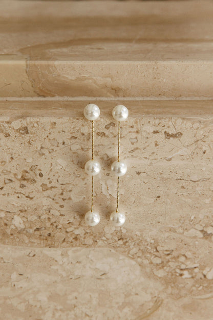 Lilly Pearl Drop Earrings
