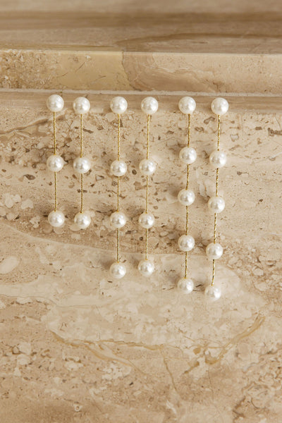 Lilly Pearl Drop Earrings