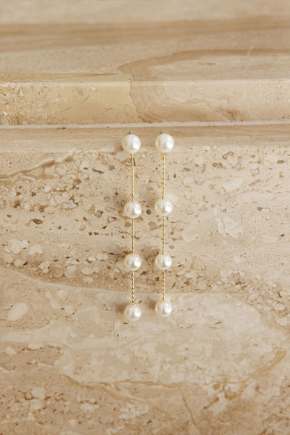 Luna Pearl Drop Earrings