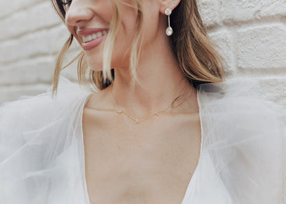 MRS SPACED out Pave Necklace