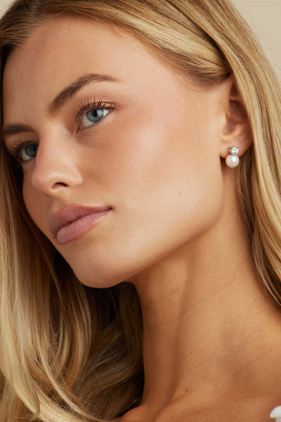 Maven Pearl and Crystal Studs