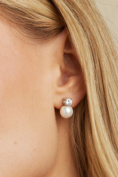 Maven Pearl and Crystal Studs