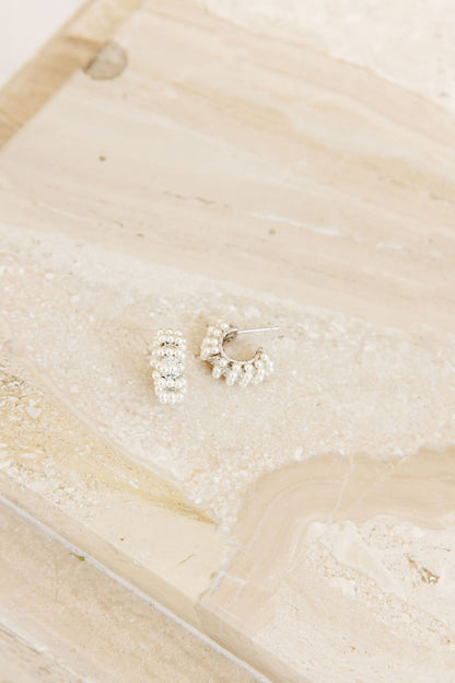 Millie Mini Pearl Hoops