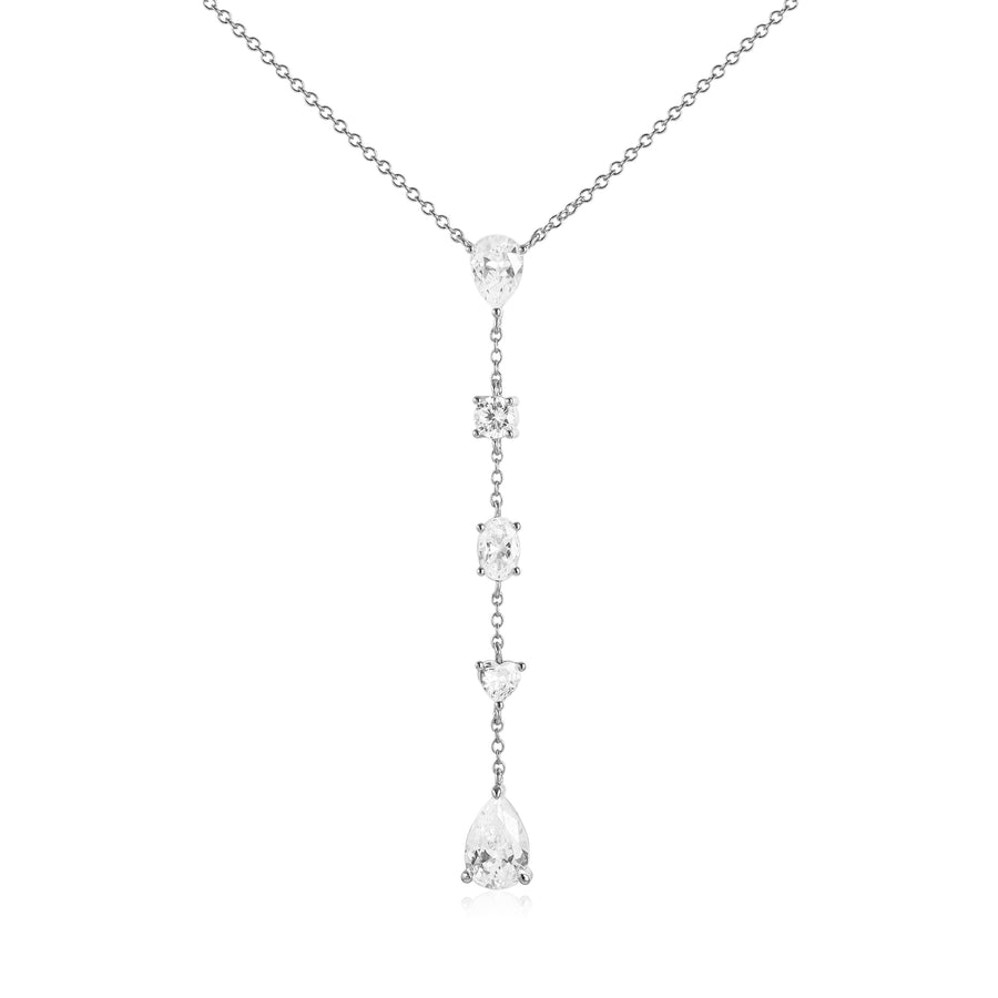 Lunar Crystal Drop Pendant