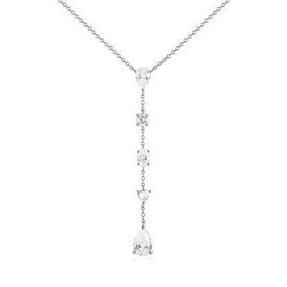 Lunar Crystal Drop Pendant