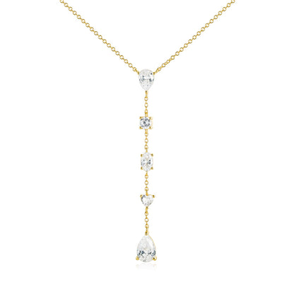 Lunar Crystal Drop Pendant