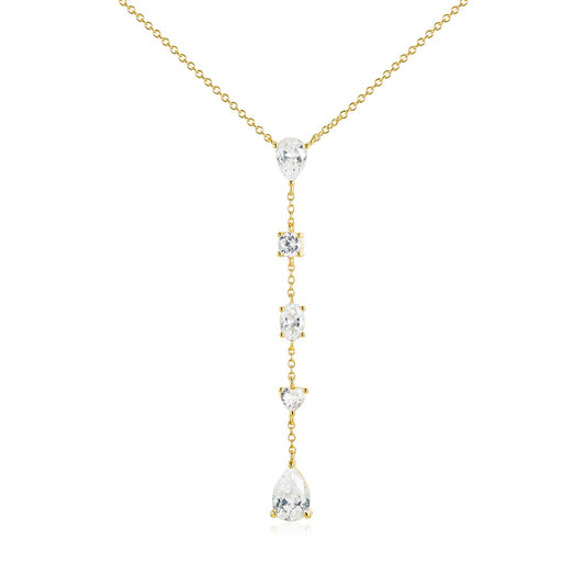 Lunar Crystal Drop Pendant