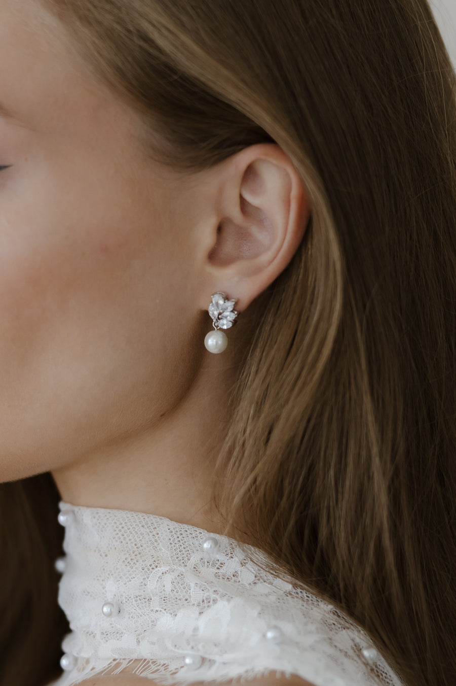 Poise Pearl Drop Earrings