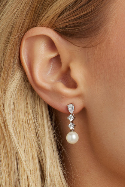 Serenade Pearl and Crystal Earrings
