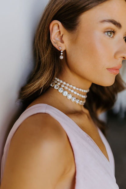 Serenade Pearl and Crystal Earrings