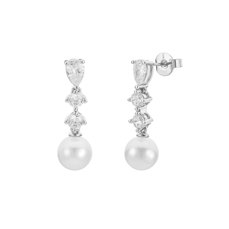 Serenade Pearl and Crystal Earrings