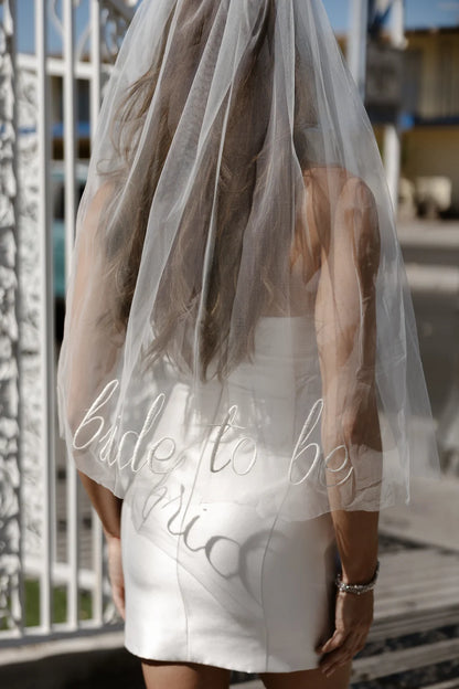 Bride To Be Mini Veil